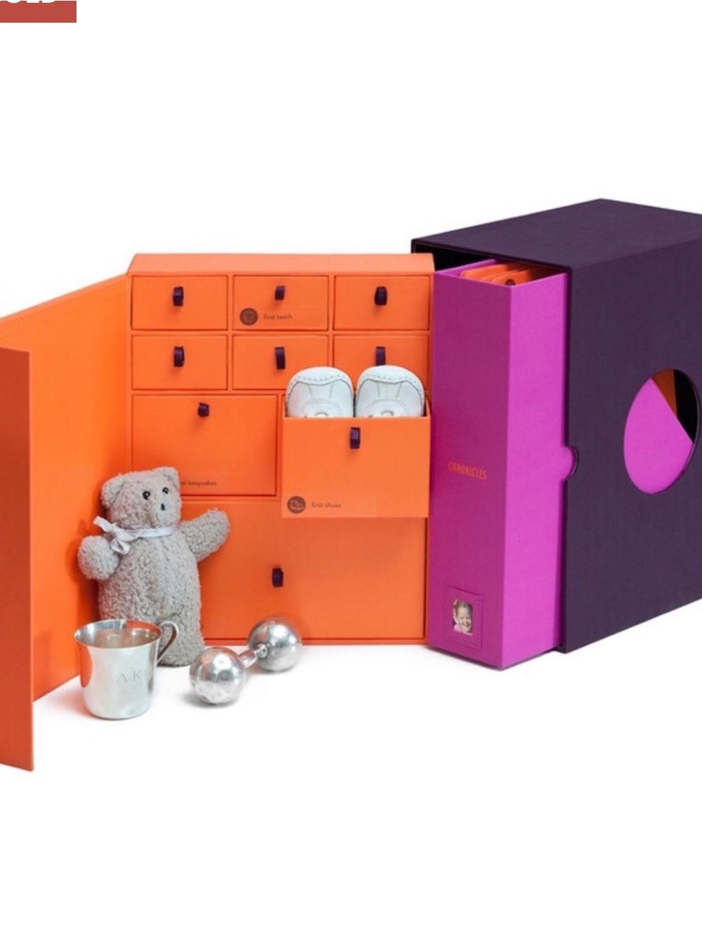 Savor The Library Baby Keepsake Box NWT